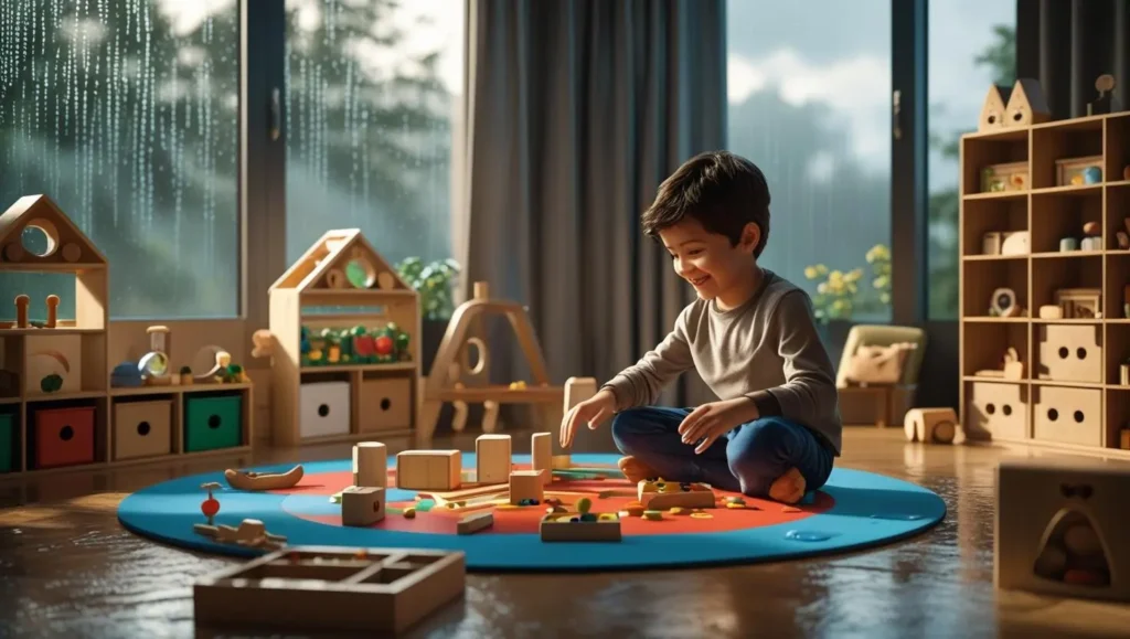 Actividades creativas Montessori para días lluviosos en casa