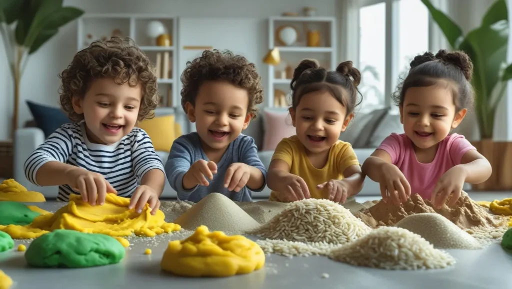 actividades sensoriales fáciles para niños